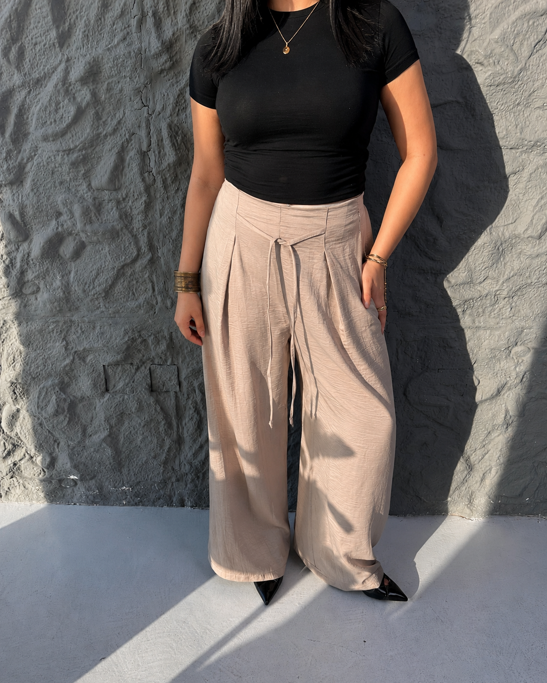 SATIN PANTS