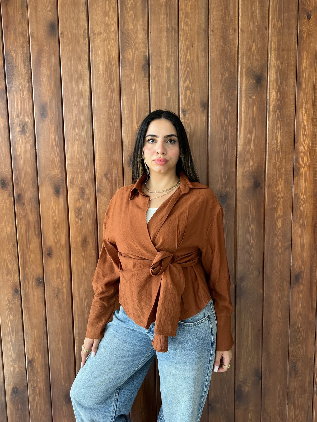 Warp Tie Blouse
