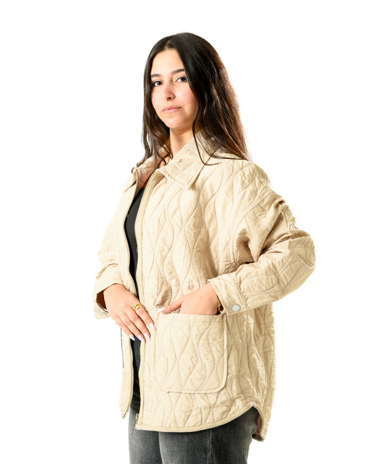 Tufted Zipper Jacket