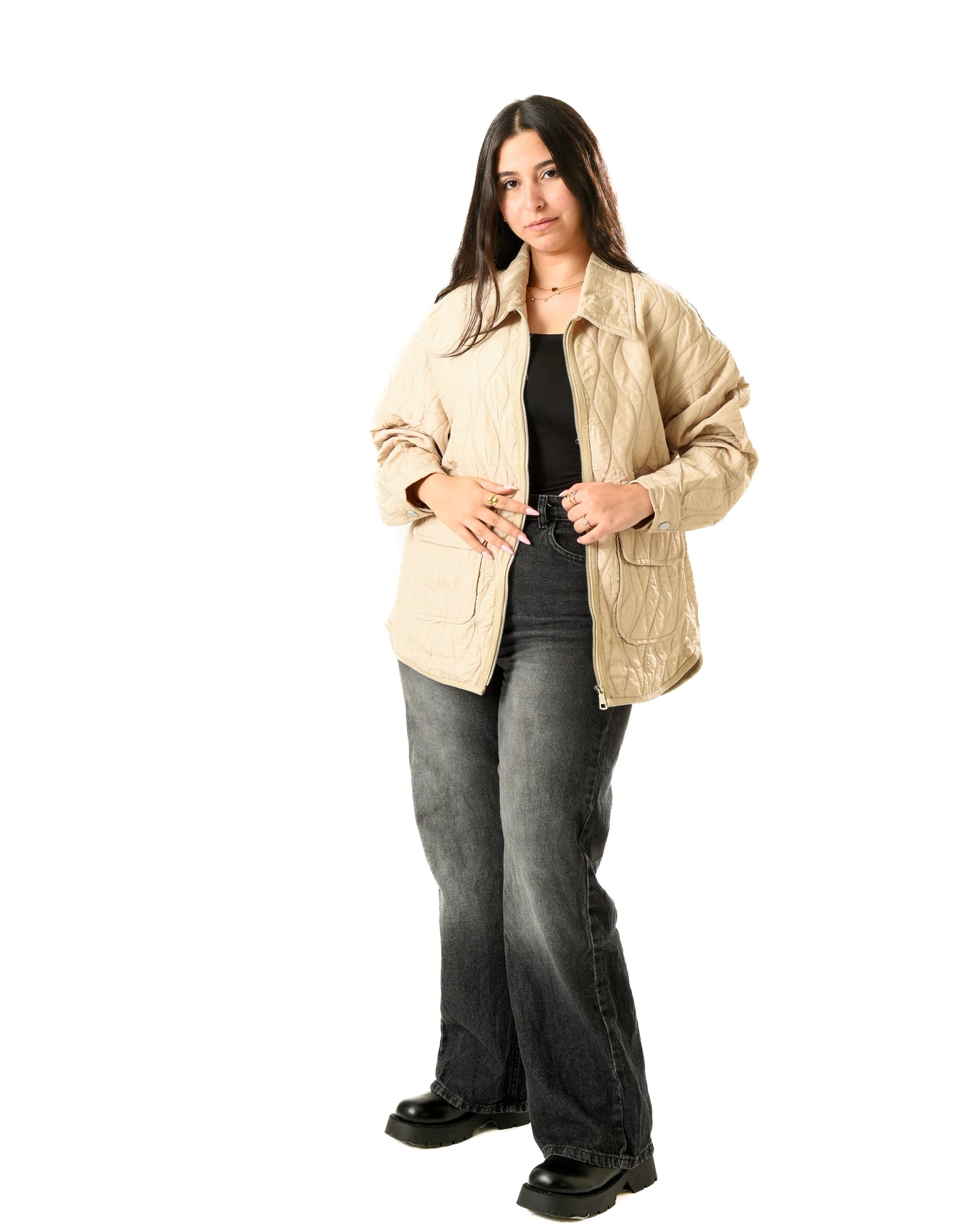 Tufted Zipper Jacket