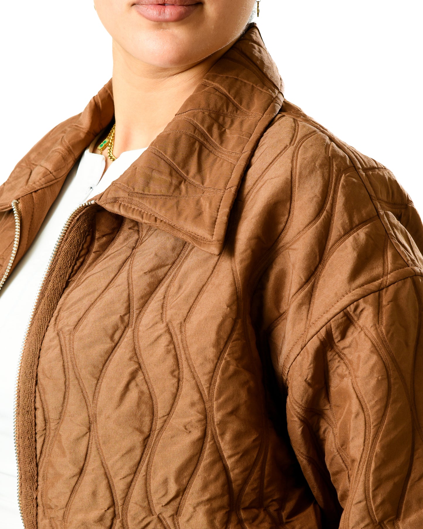 Tufted Zipper Jacket