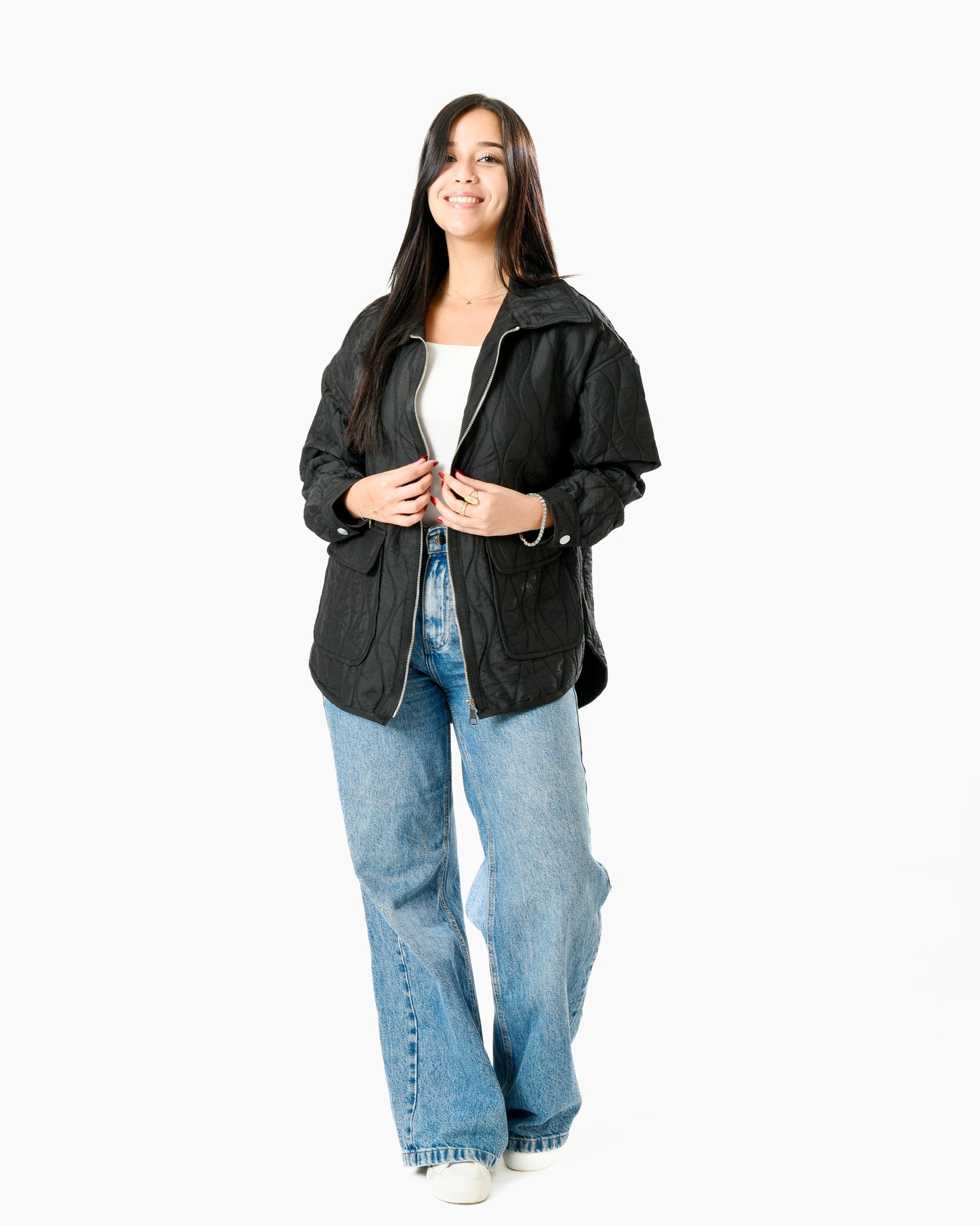 Tufted Zipper Jacket