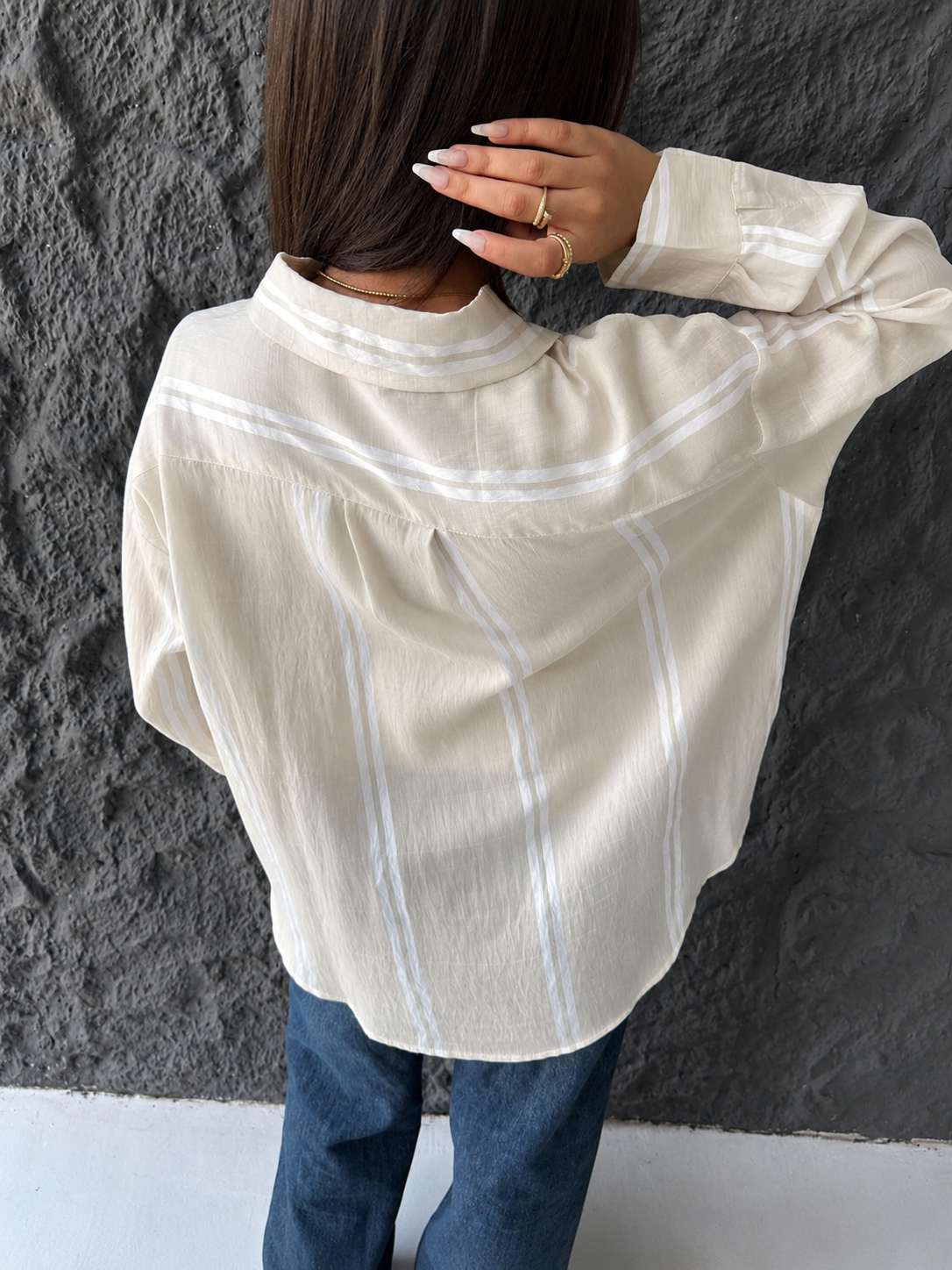 Blush Striped Shirt
