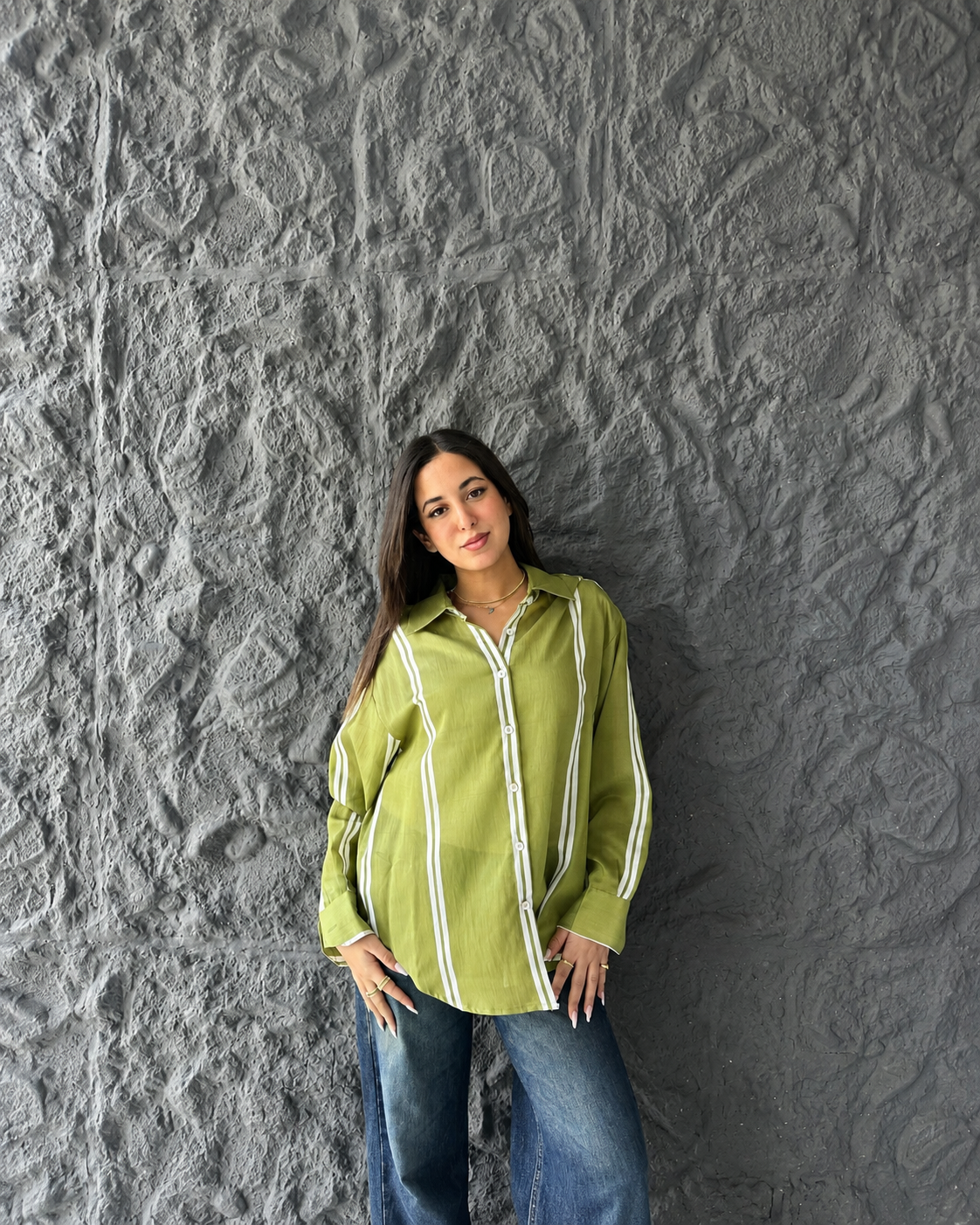 Blush Striped Shirt