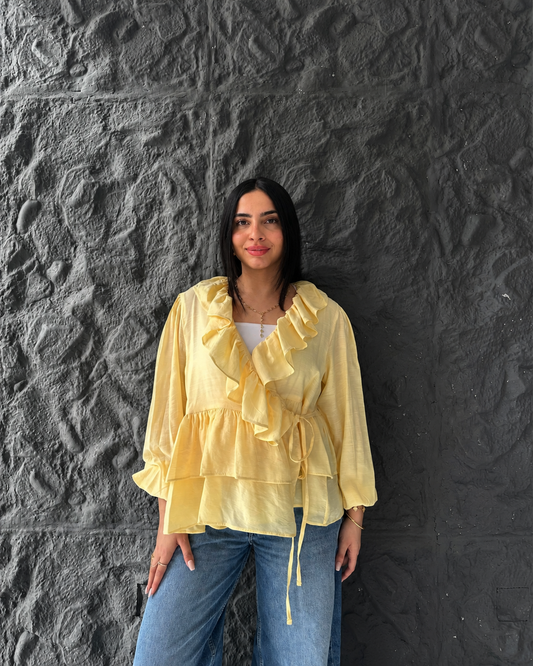 Warp Ruffles Blouse