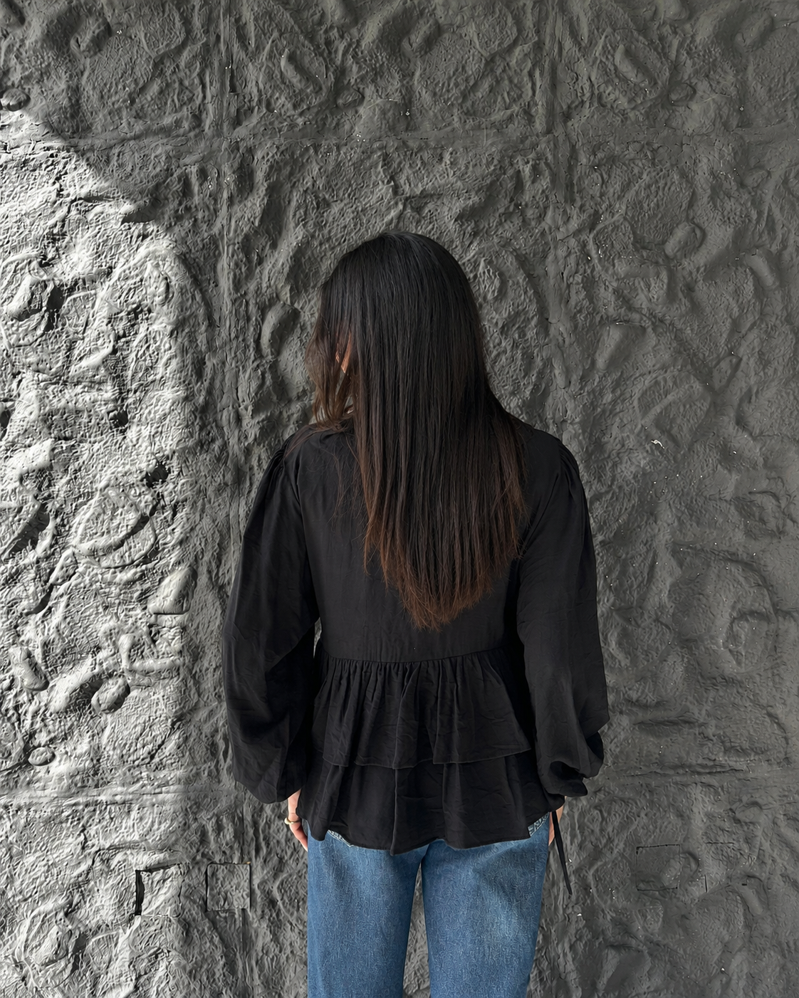 Warp Ruffles Blouse