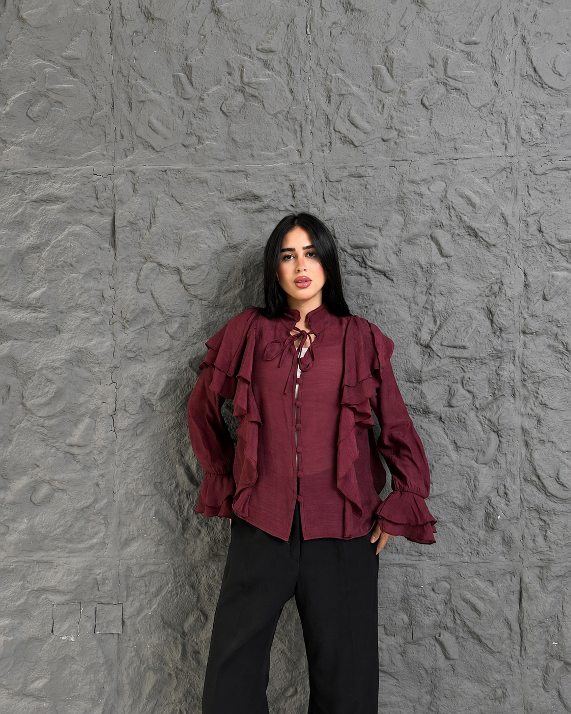 Ruffles Blouse C1