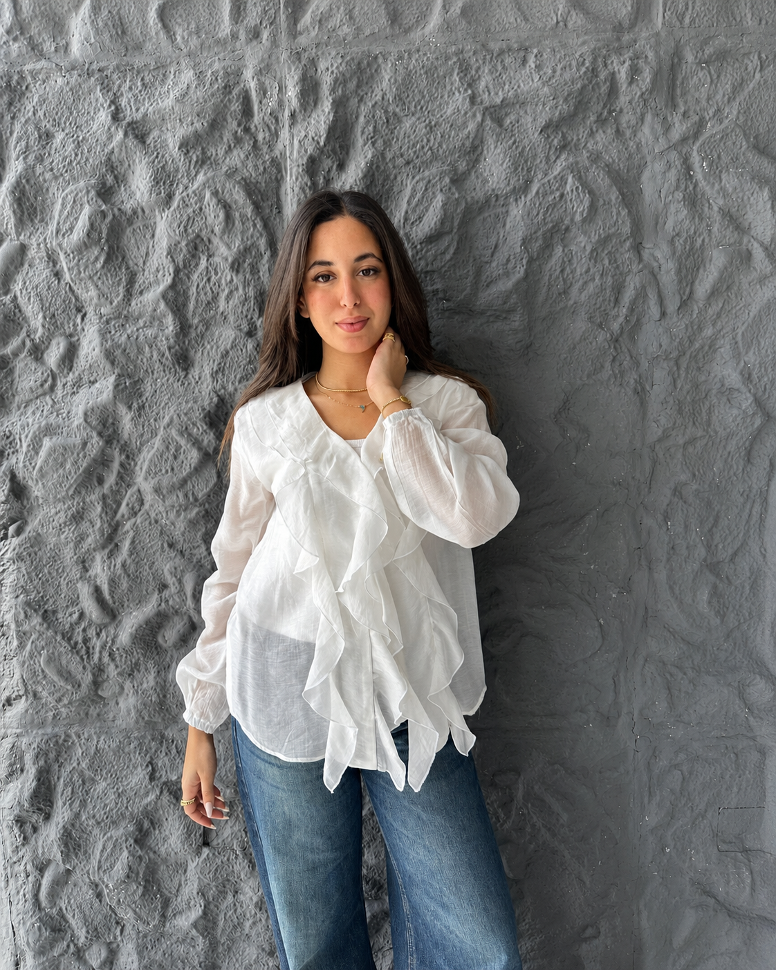 Ruffle Blouse C2