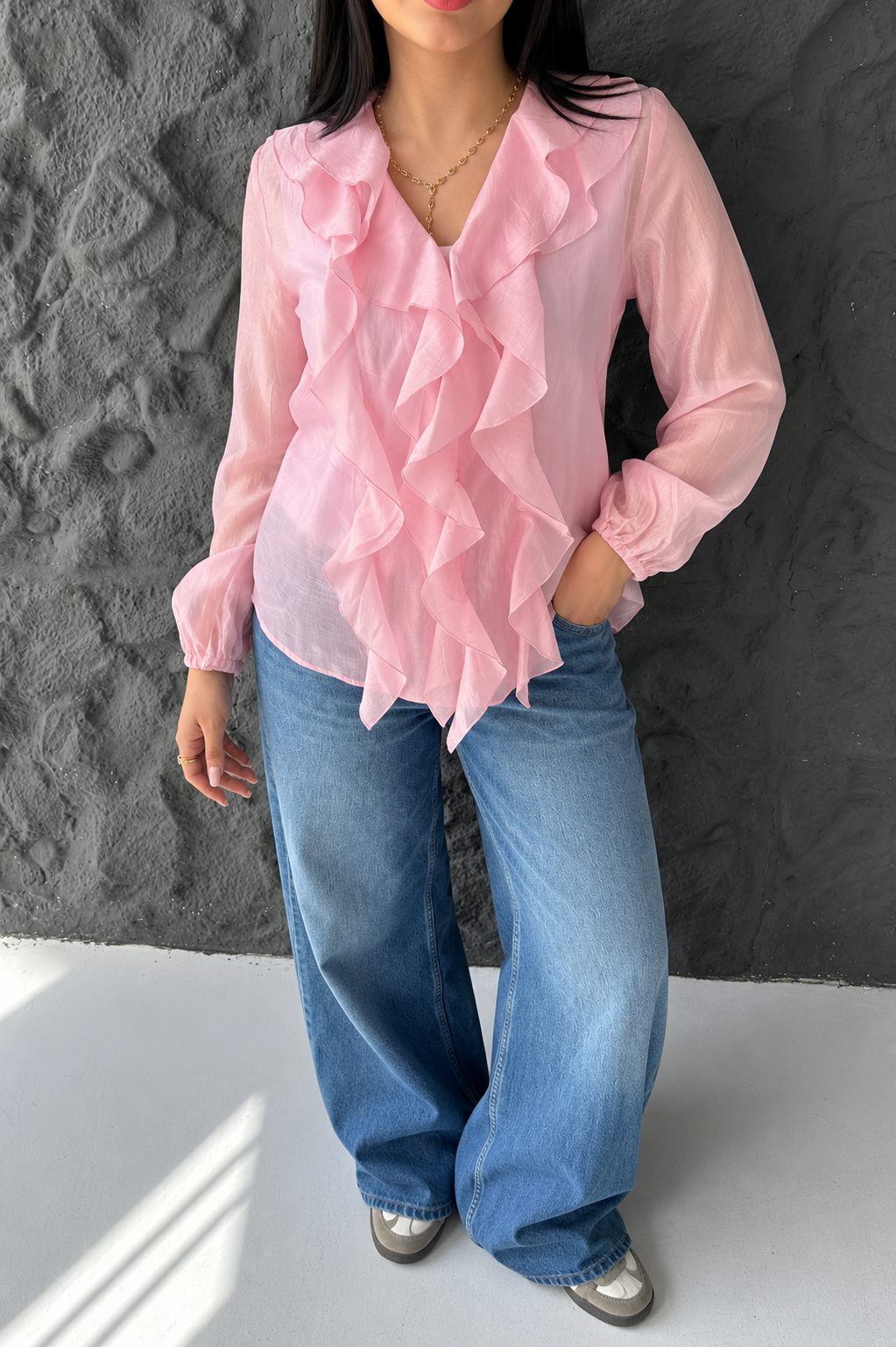 Ruffle Blouse C2