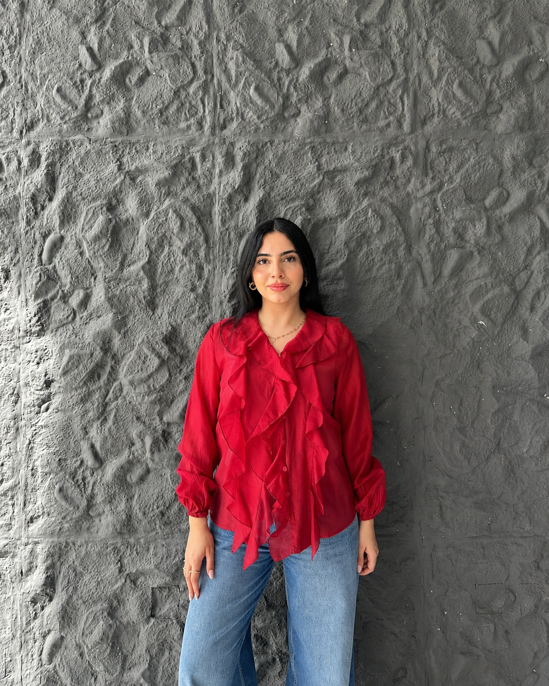 Ruffle Blouse C2