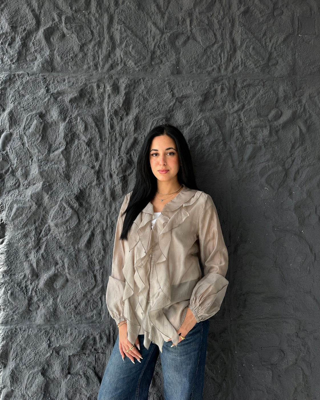 Ruffle Blouse C2
