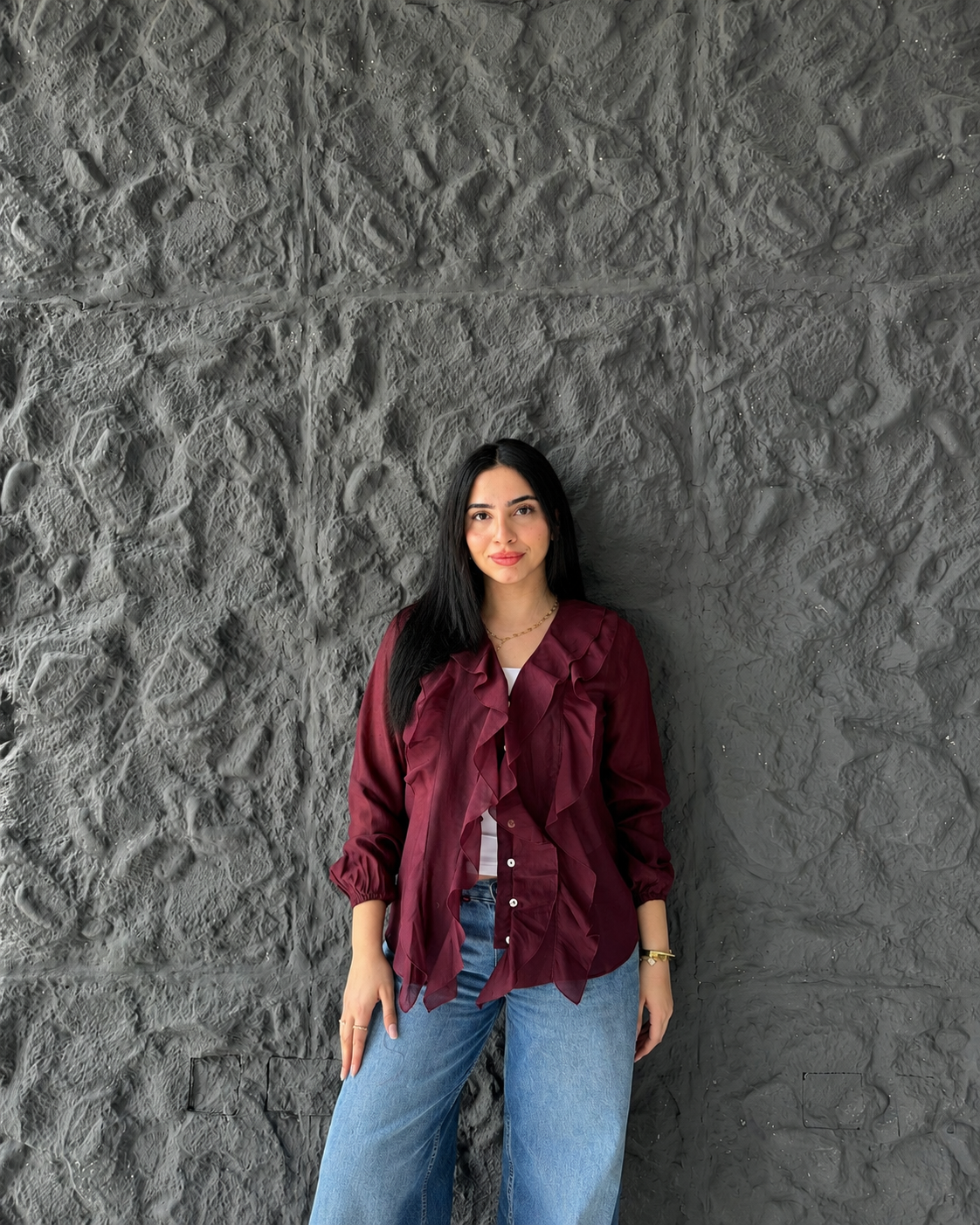 Ruffle Blouse C2
