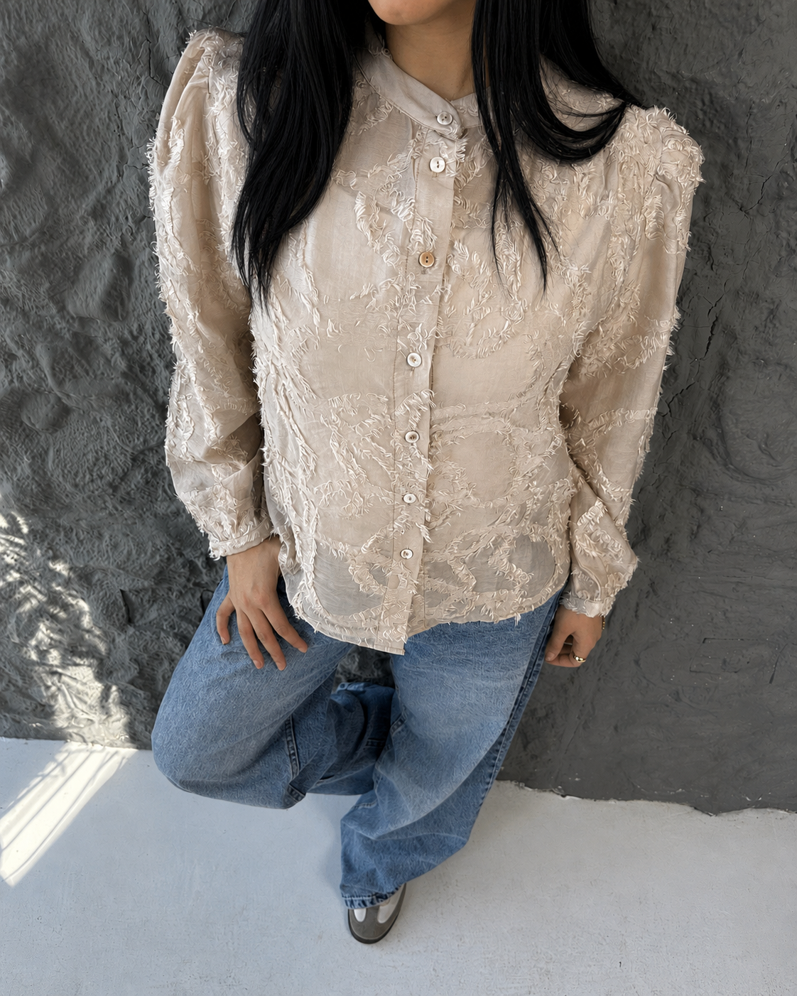 Boho Embroidered Blouse