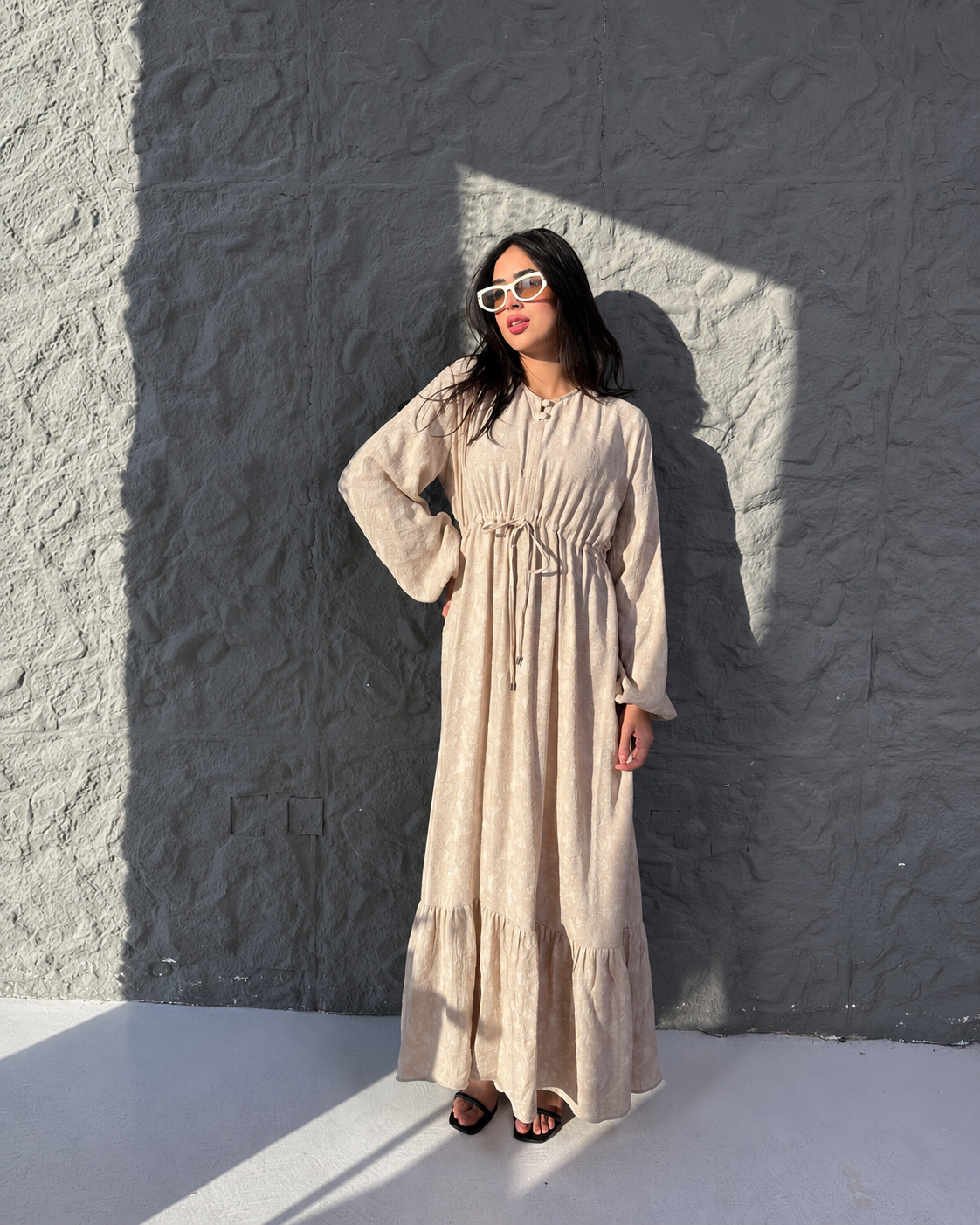 Embroidered Cotton Dress
