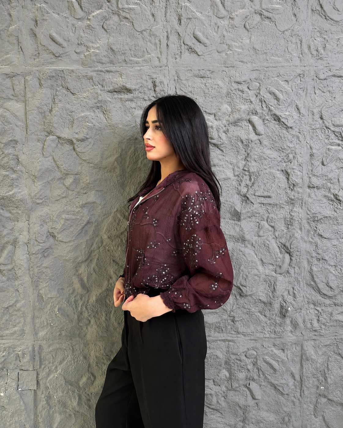 Embroidered Short Jacket