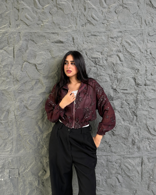 Embroidered Short Jacket
