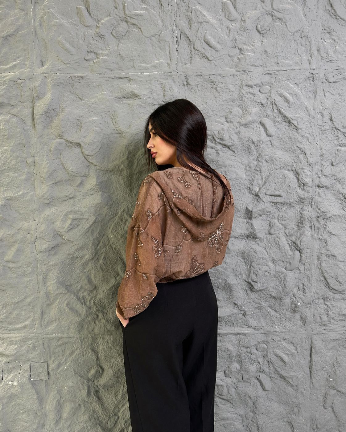 Embroidered Short Jacket