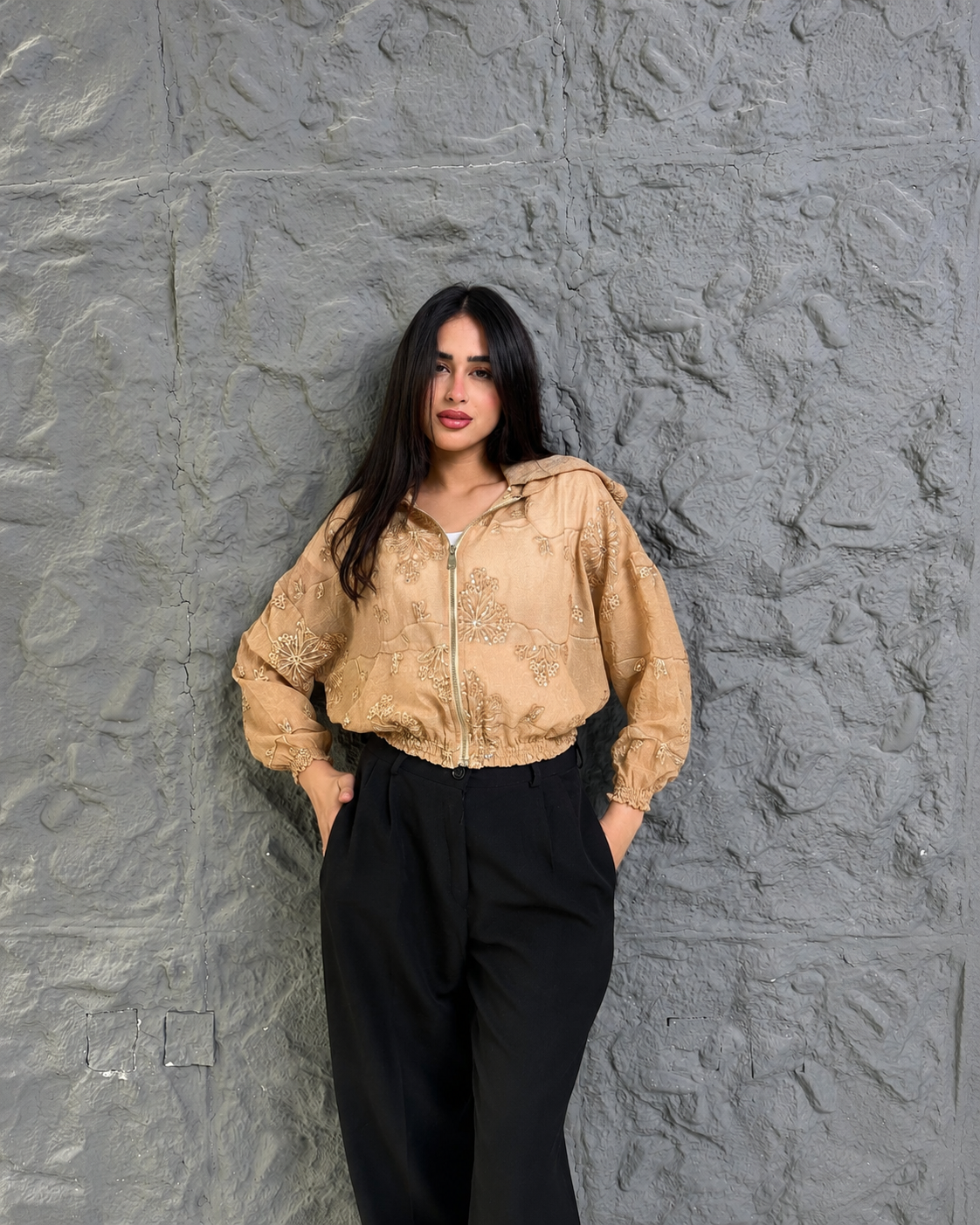 Embroidered Short Jacket