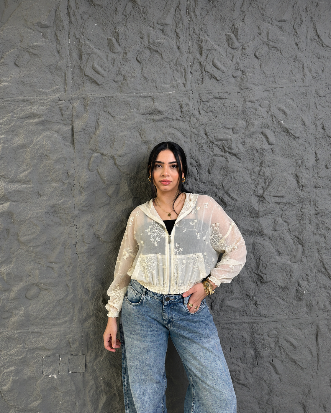 Embroidered Short Jacket