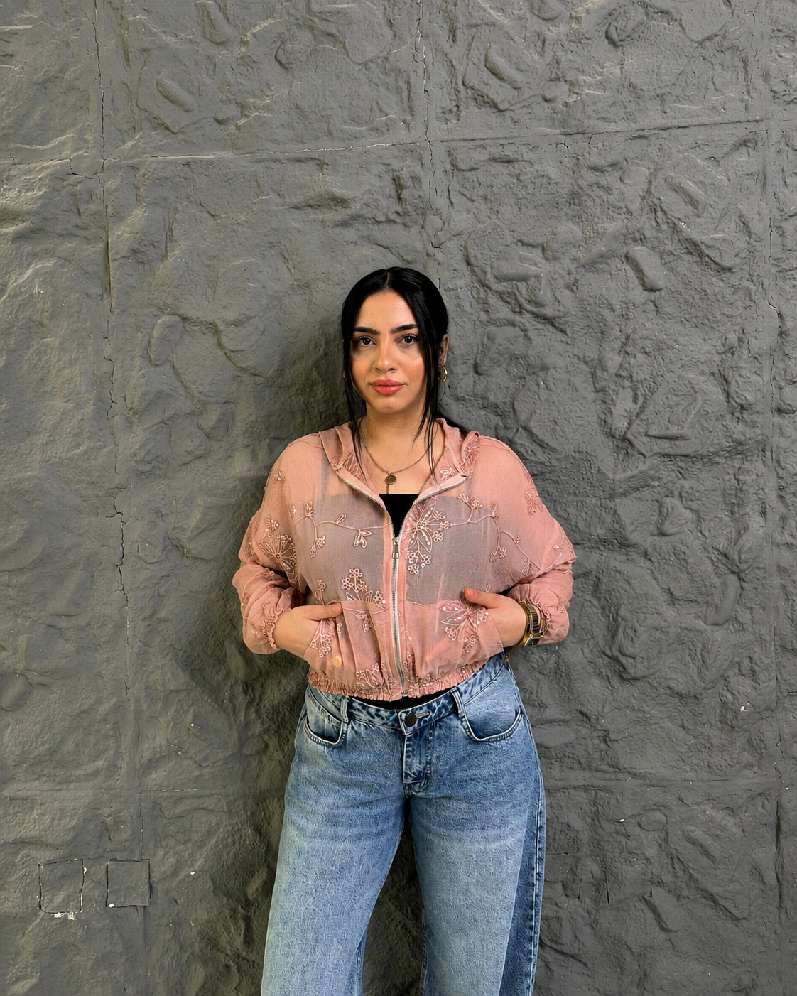 Embroidered Short Jacket