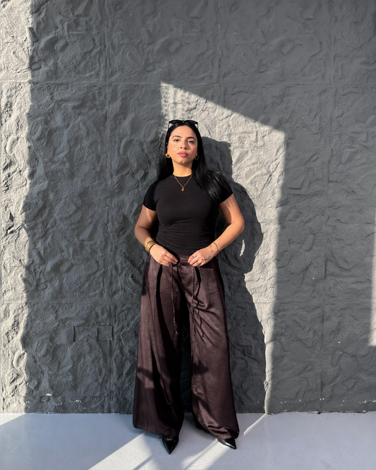 SATIN PANTS