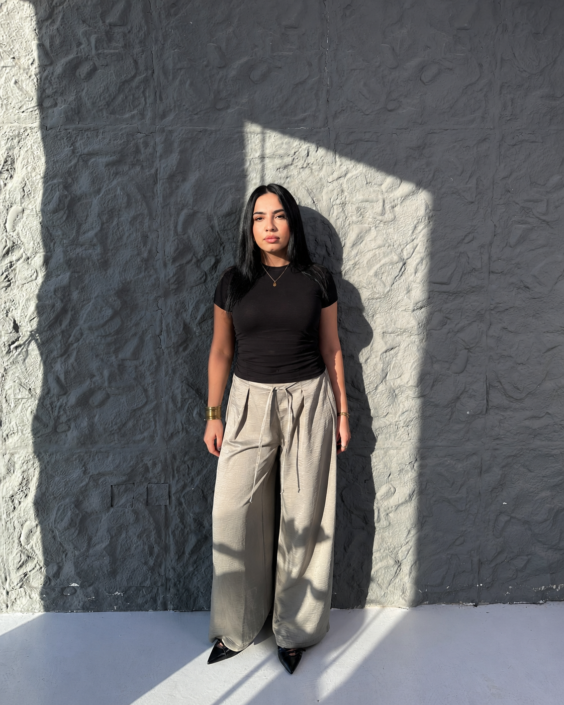 SATIN PANTS