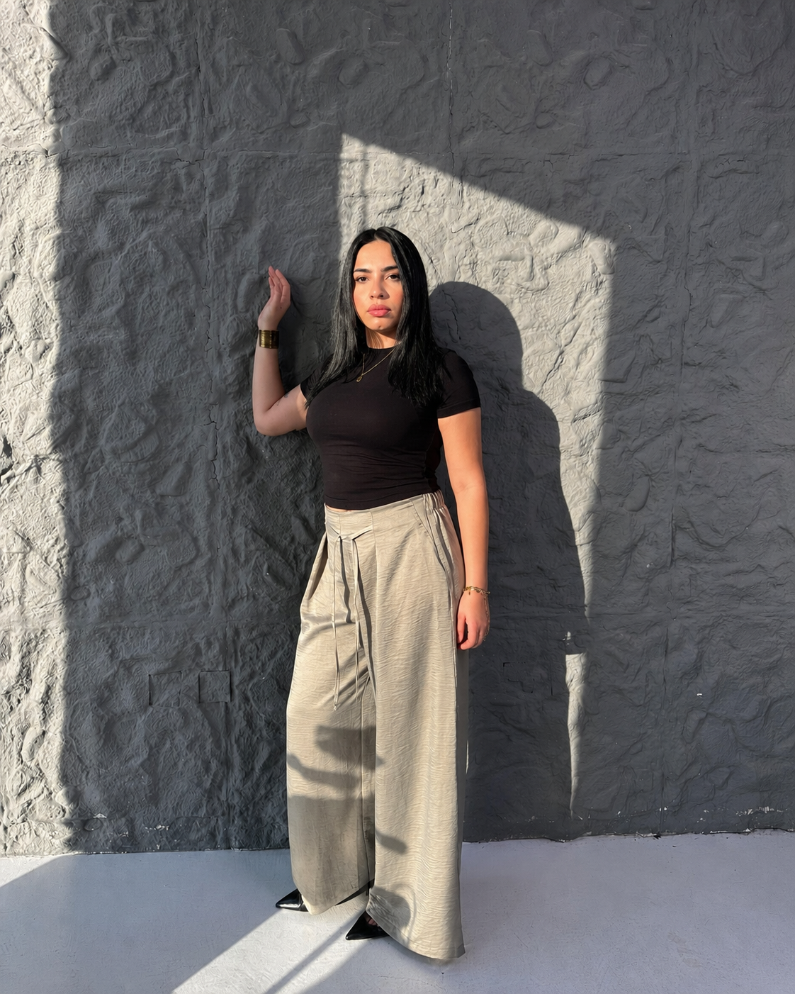 SATIN PANTS