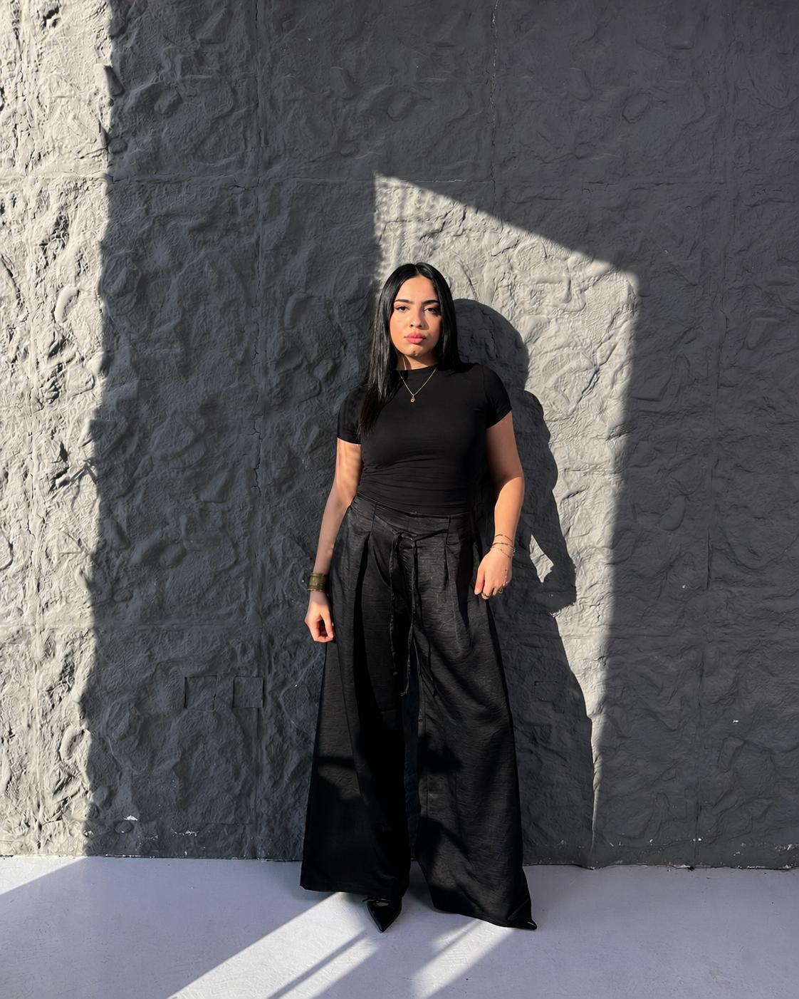 SATIN PANTS