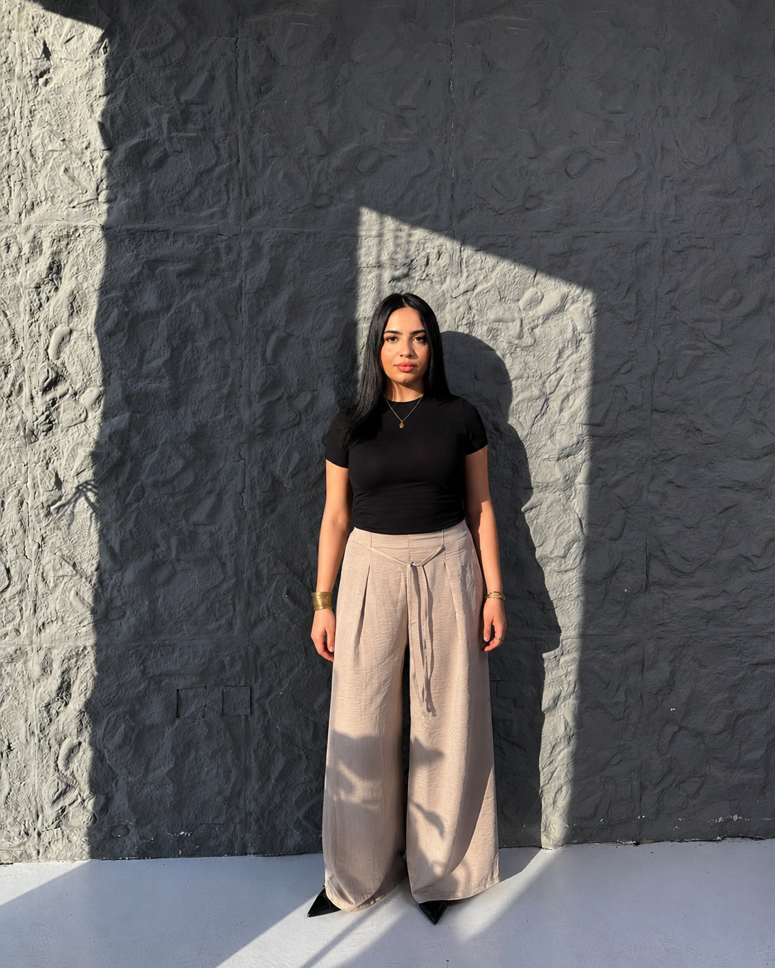 SATIN PANTS