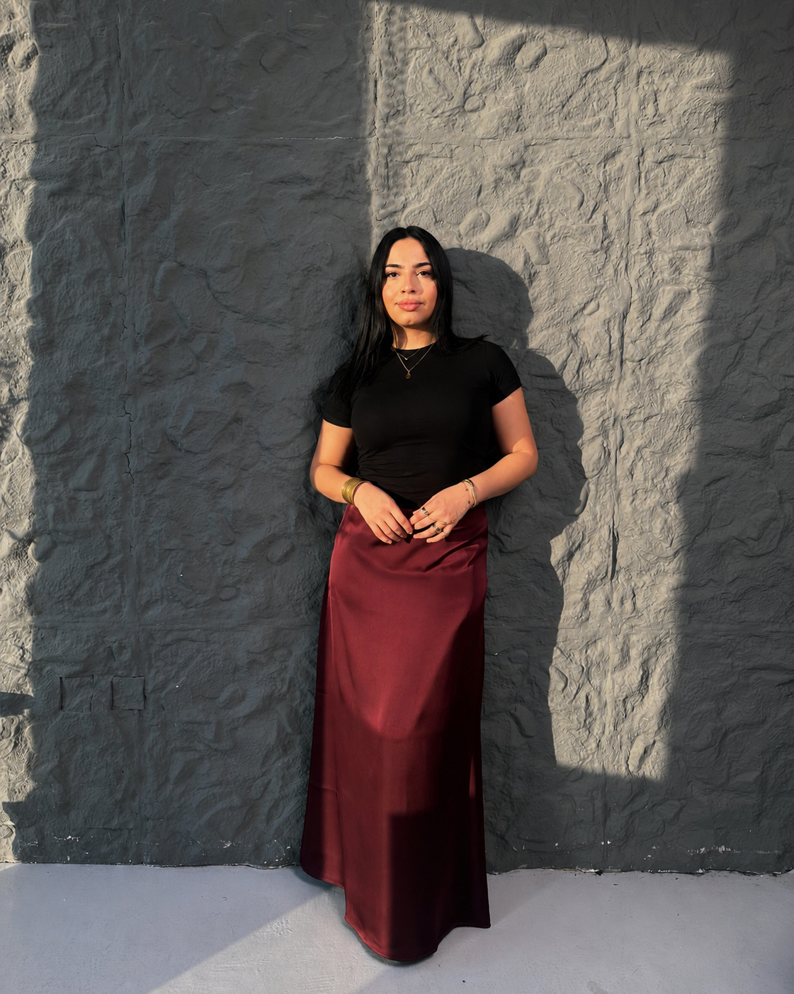 Satin Skirt