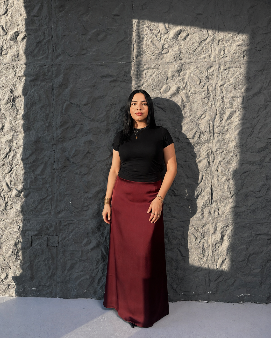 Satin Skirt