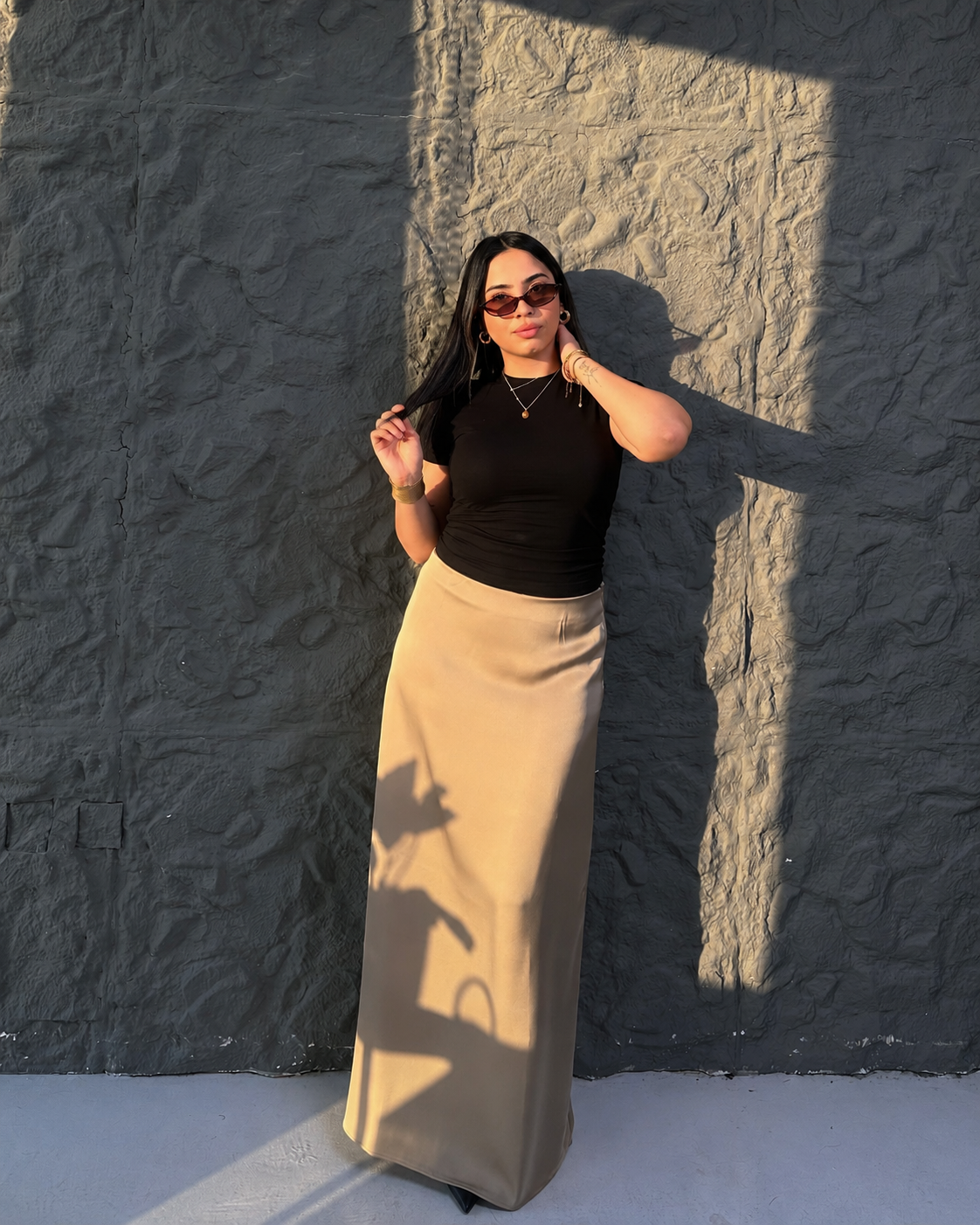 Satin Skirt