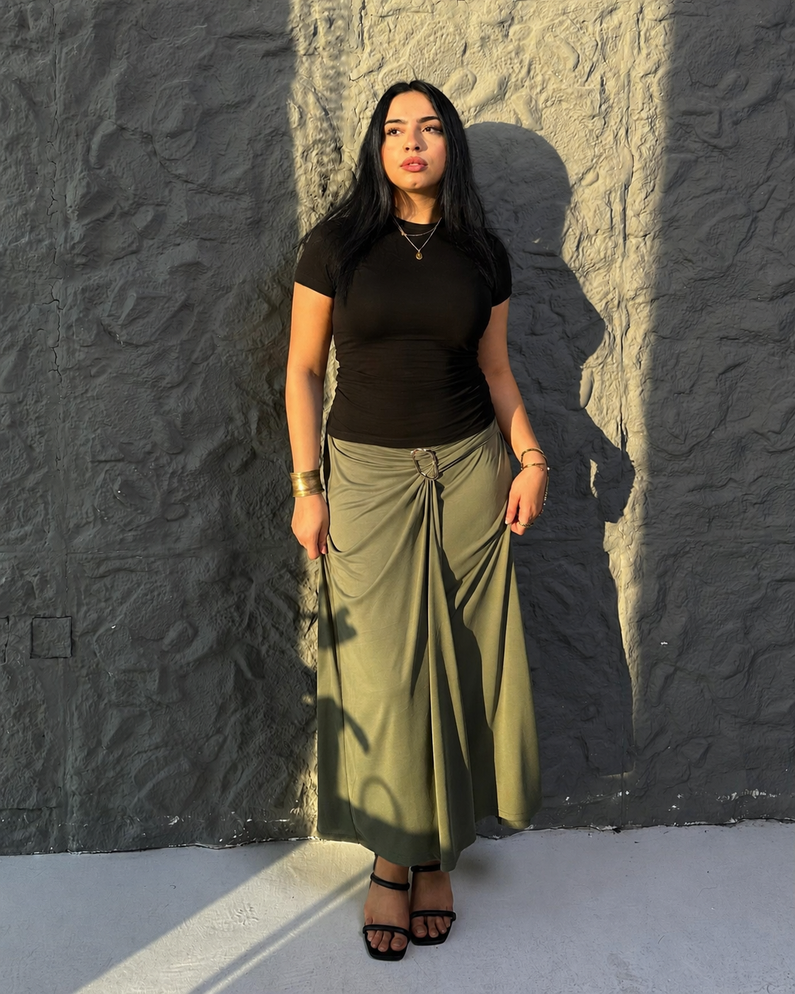 Royal Linen Skirt