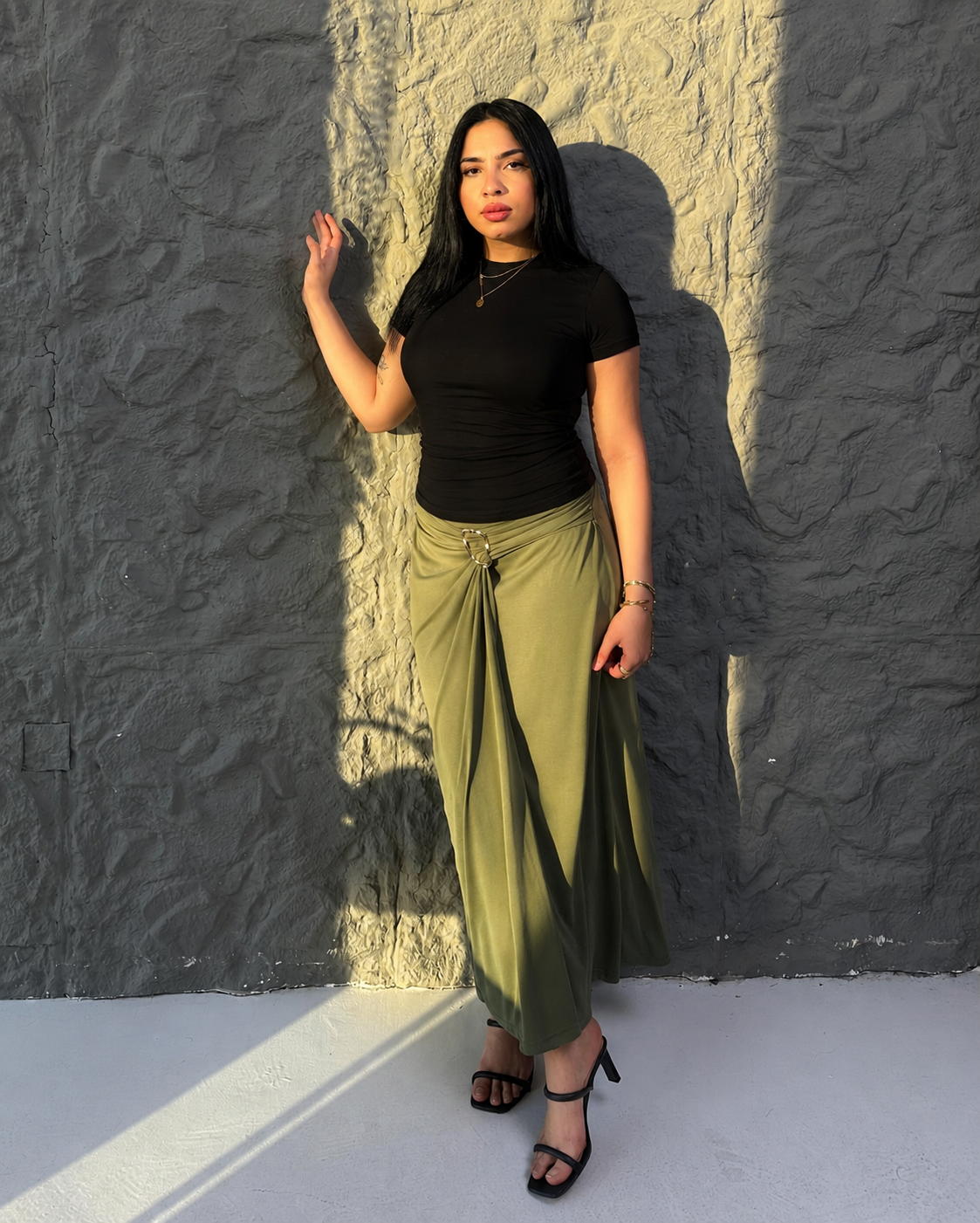 Royal Linen Skirt
