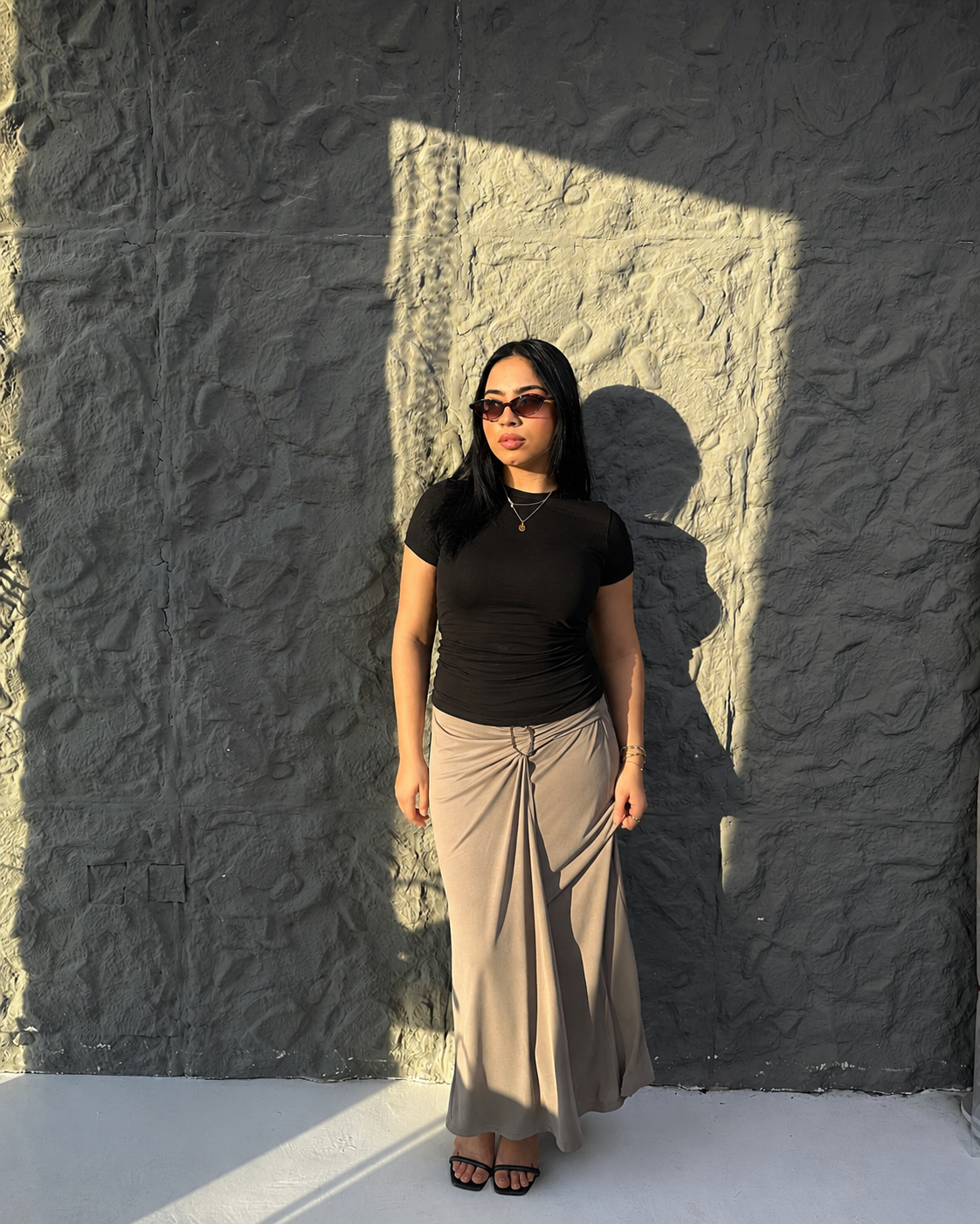 Royal Linen Skirt