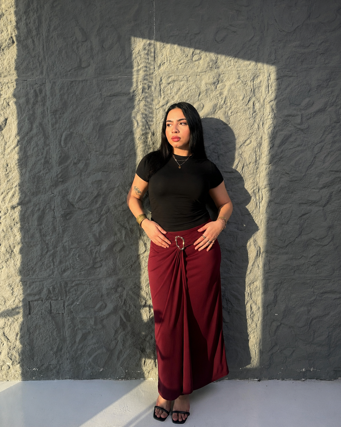 Royal Linen Skirt