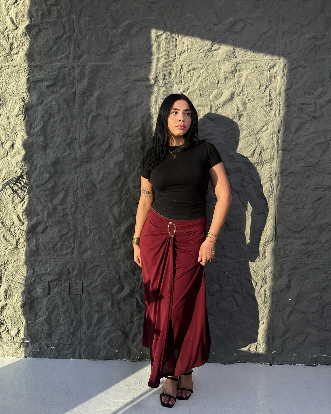 Royal Linen Skirt
