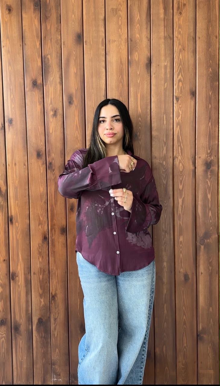 Floral Stain Shirt