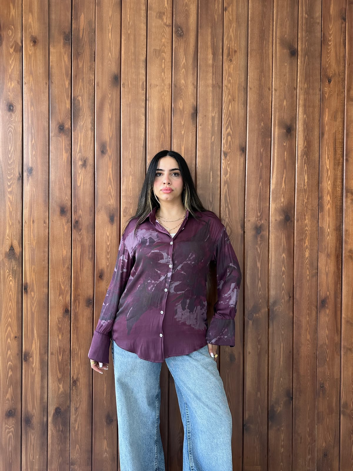 Floral Stain Shirt