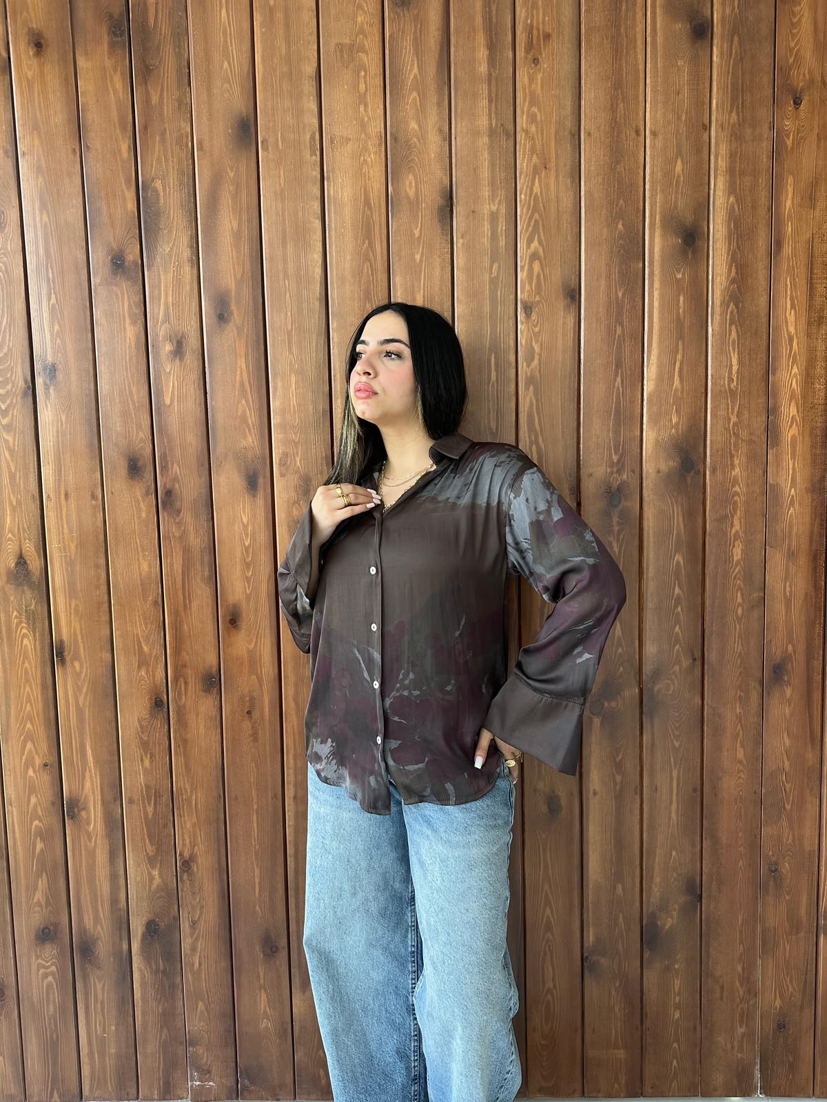 Floral Stain Shirt