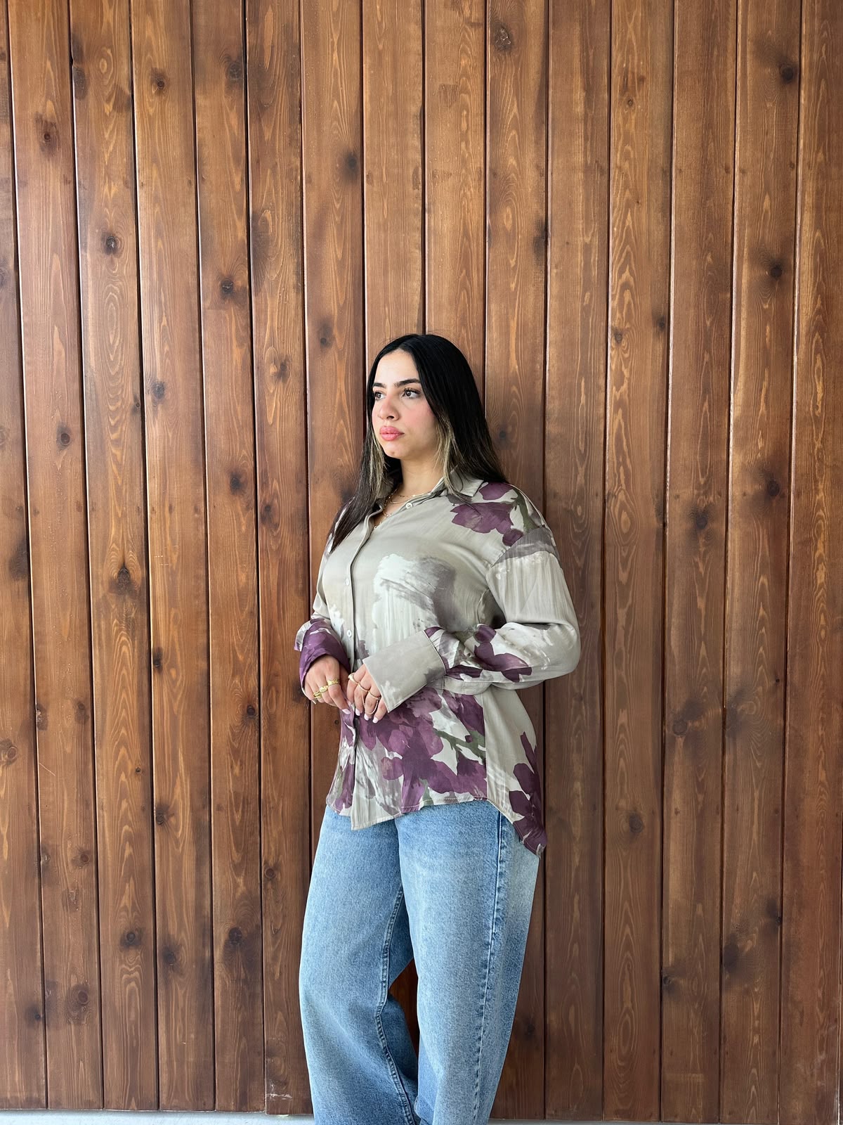Floral Stain Shirt