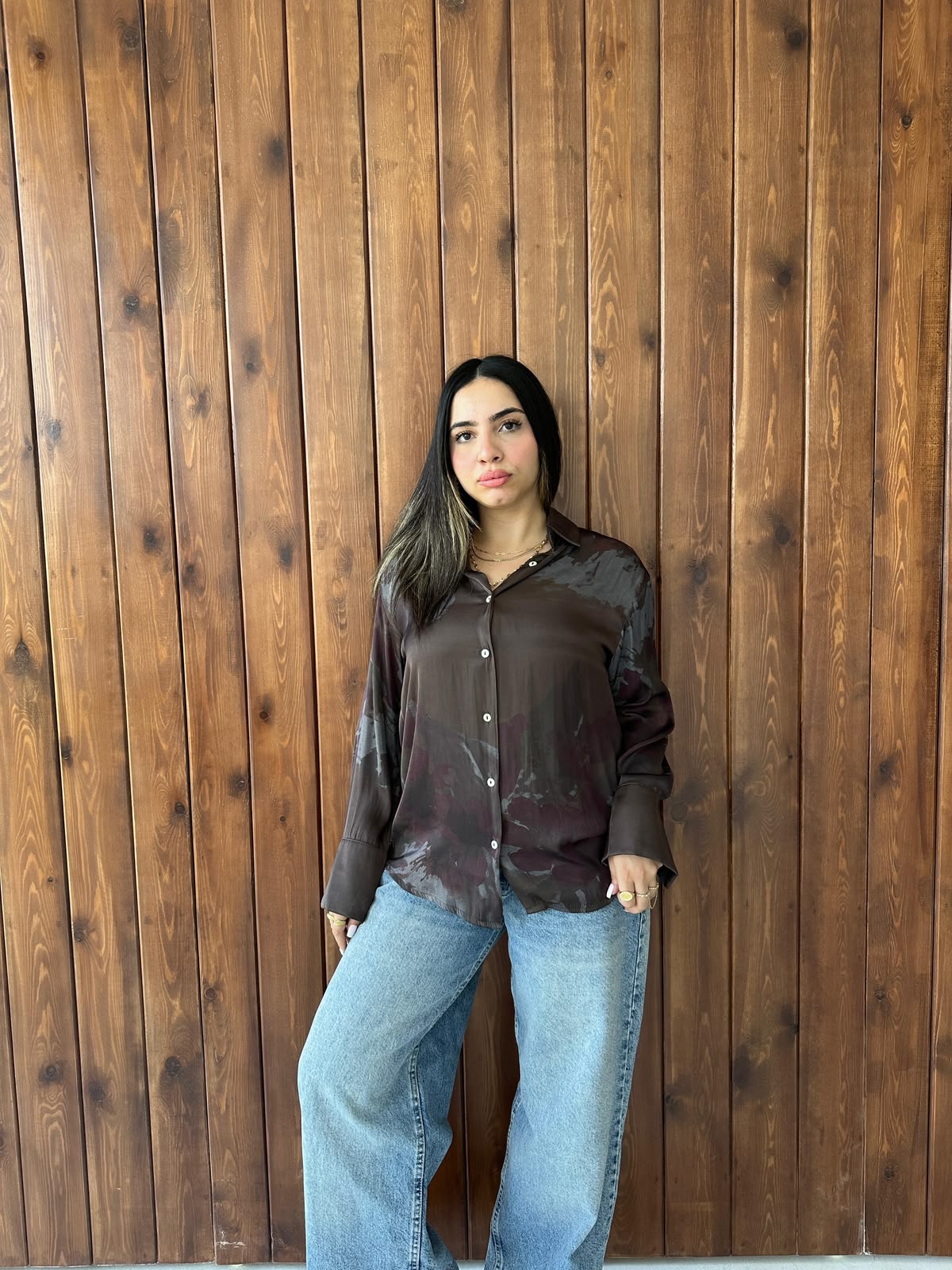 Floral Stain Shirt