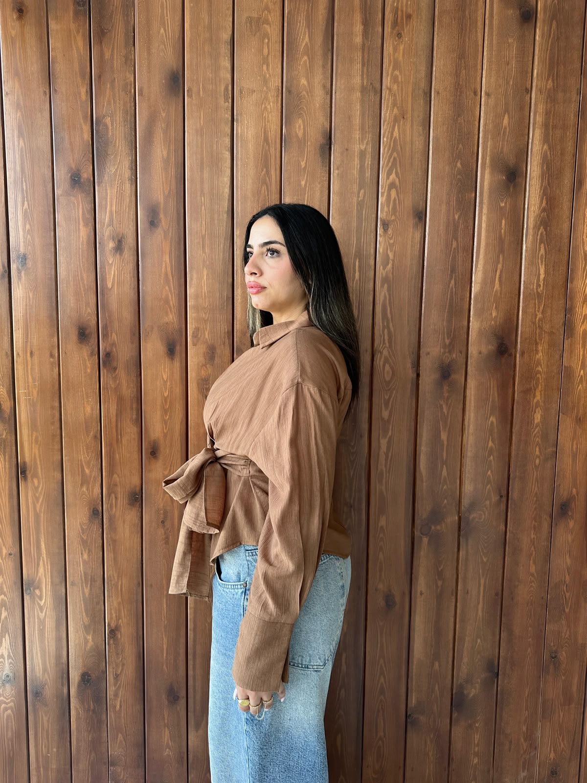 Warp Tie Blouse