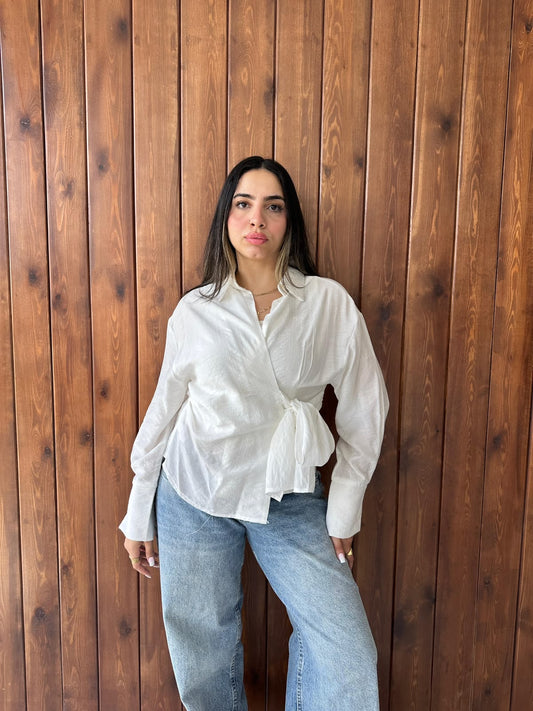 Warp Tie Blouse