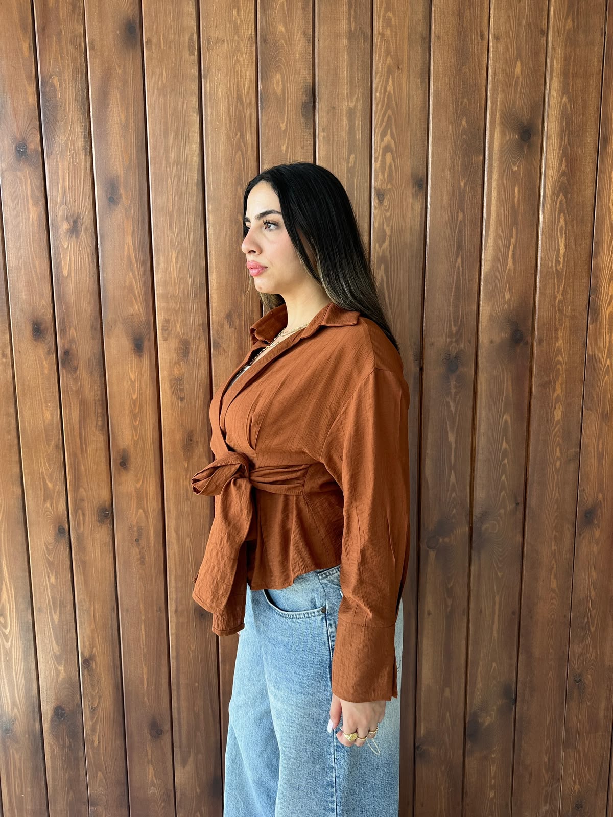 Warp Tie Blouse
