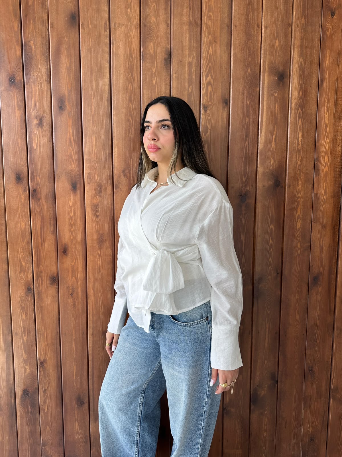 Warp Tie Blouse