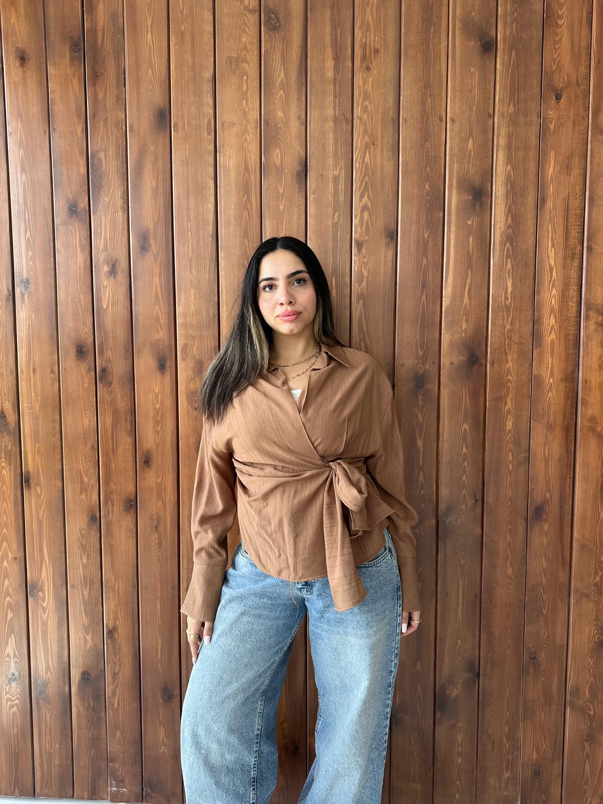 Warp Tie Blouse