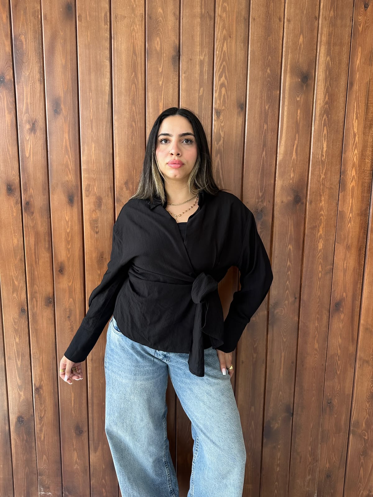Warp Tie Blouse